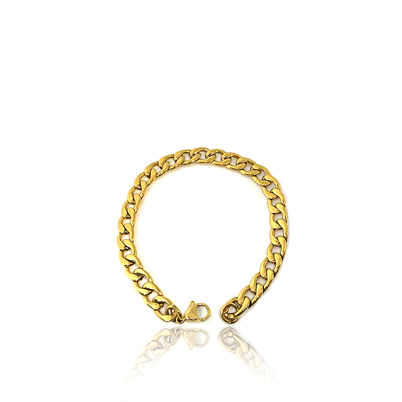 European and American fashion bracelet/stainless steel gold-plated